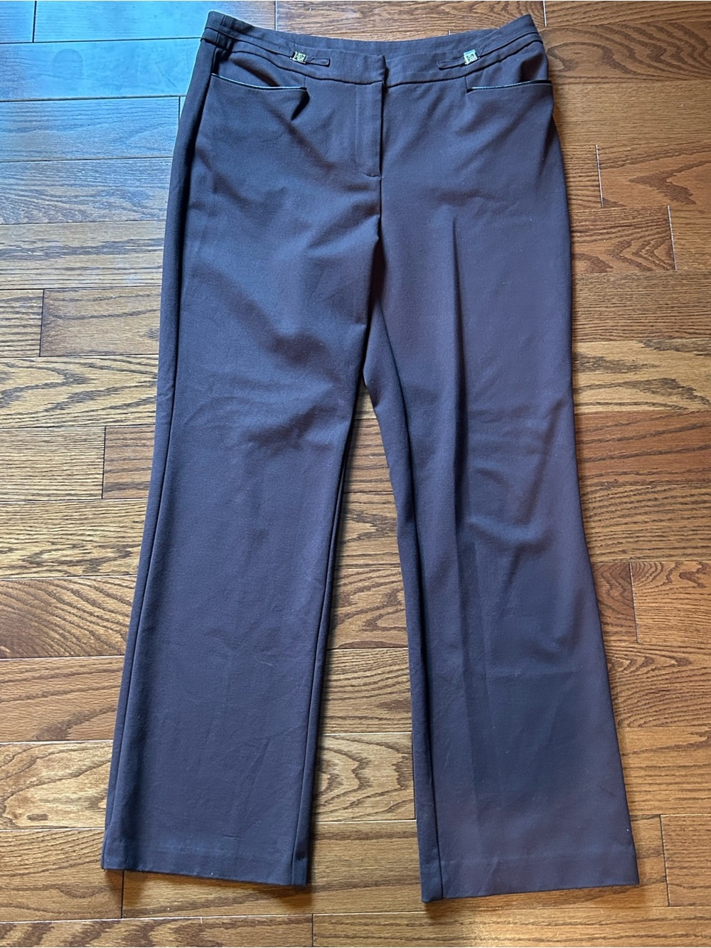 Anne Klein Deep Brown Women’s Pants Sz 8